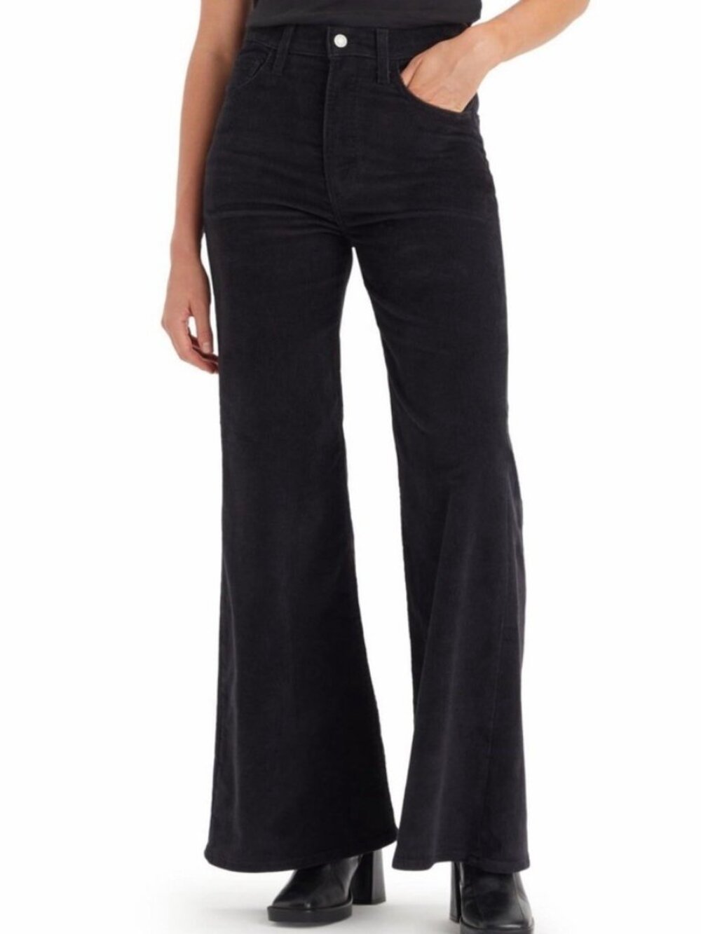 Levi's Ribcage Bell High Rise Corduroy Jeans Ladies 25 x 32 NWT Preppy City